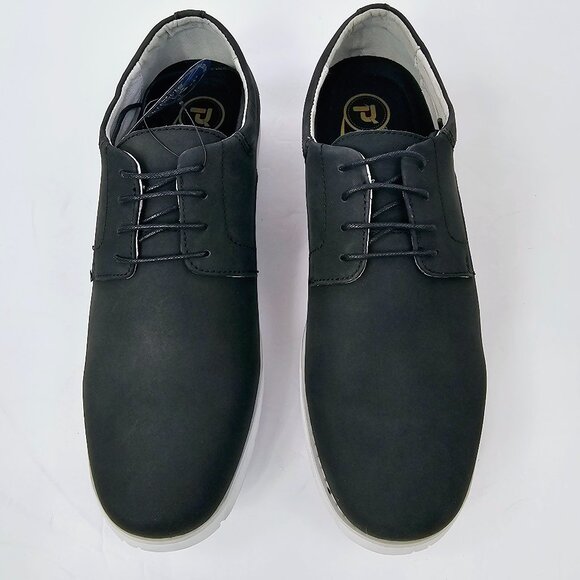 Propet Men's Grisham Black Nubuck Leather Casual Lace Up Oxfords Size 8.5 NWTF - Picture 2 of 13